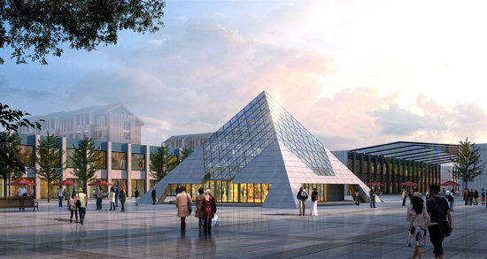 长葛金字塔网架